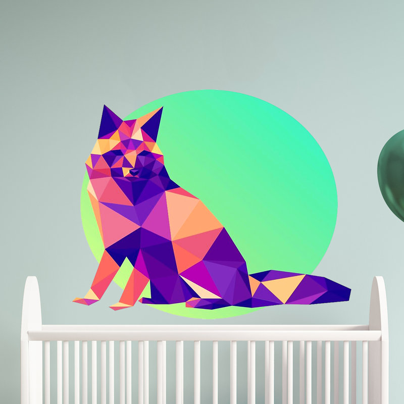 Animals Wall Decal, 10" H x 10" W