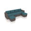Dune Outdoor 4 - Seat Patio Sectional-1726395130