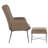 Bayliegh Faux Leather Accent Chair with Ottoman-794975232