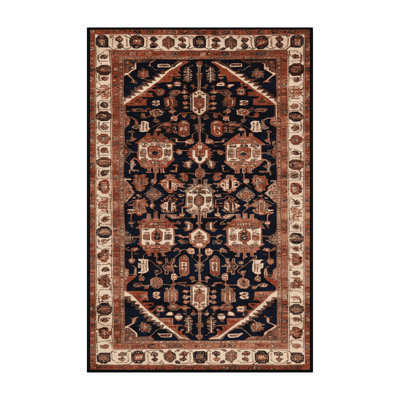Tapis brun lavable à la machine