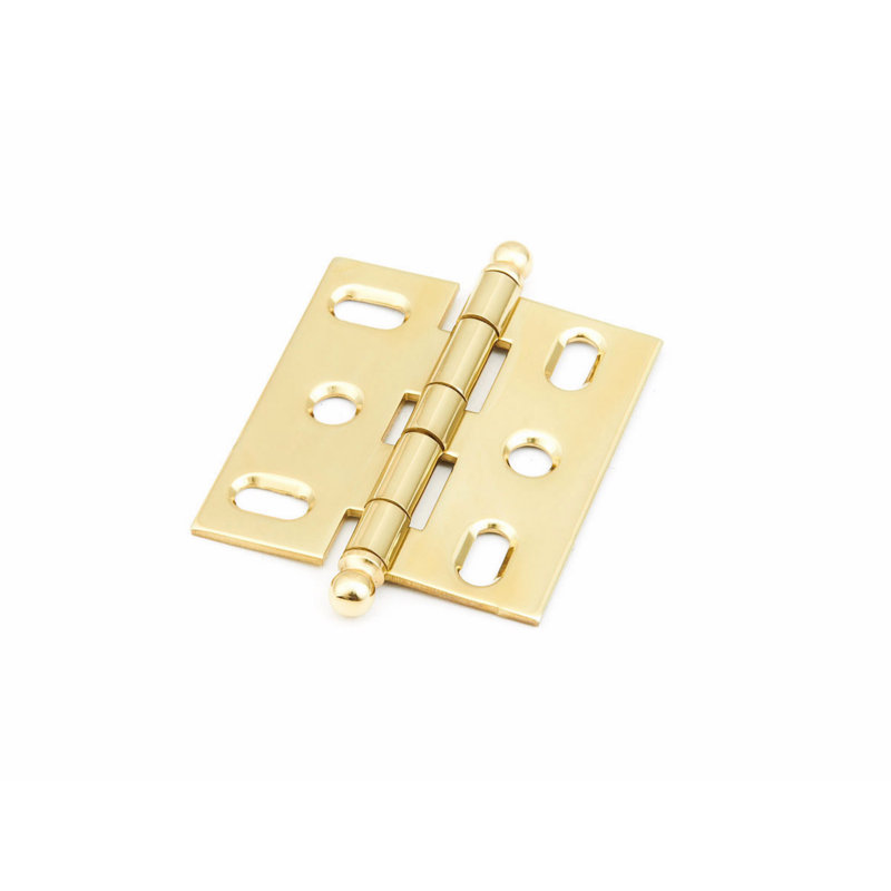 Schaub Non-Mortise Cabinet Hinge 2-5/8", Laiton poli