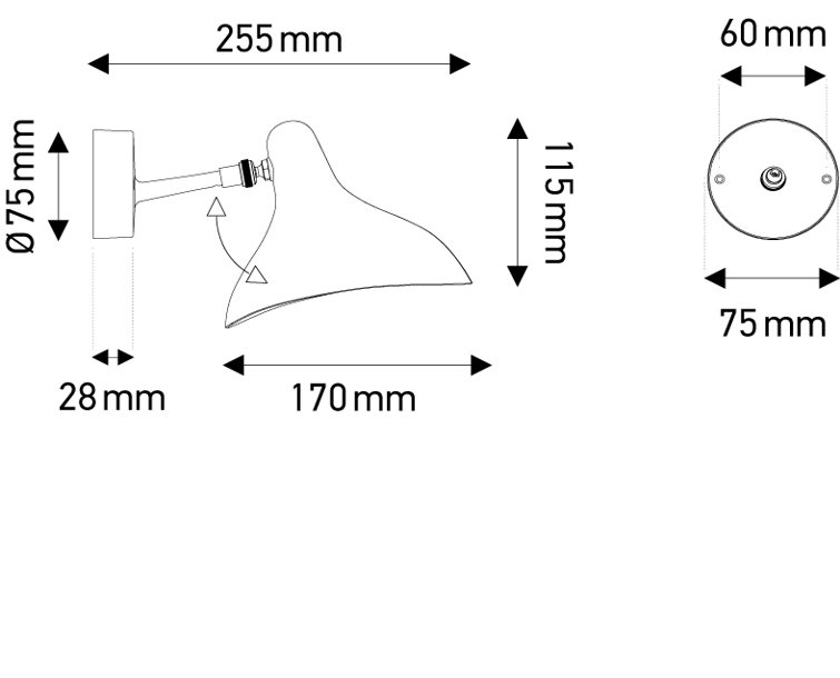 Mantis 1 - Light LED Swing Arm