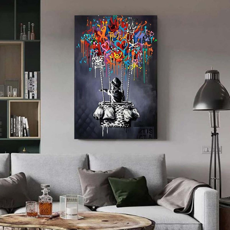 40,Wall Art Decor Large Abstract Pictures Canvas Painting Prints Colorful Modern Contemporary.