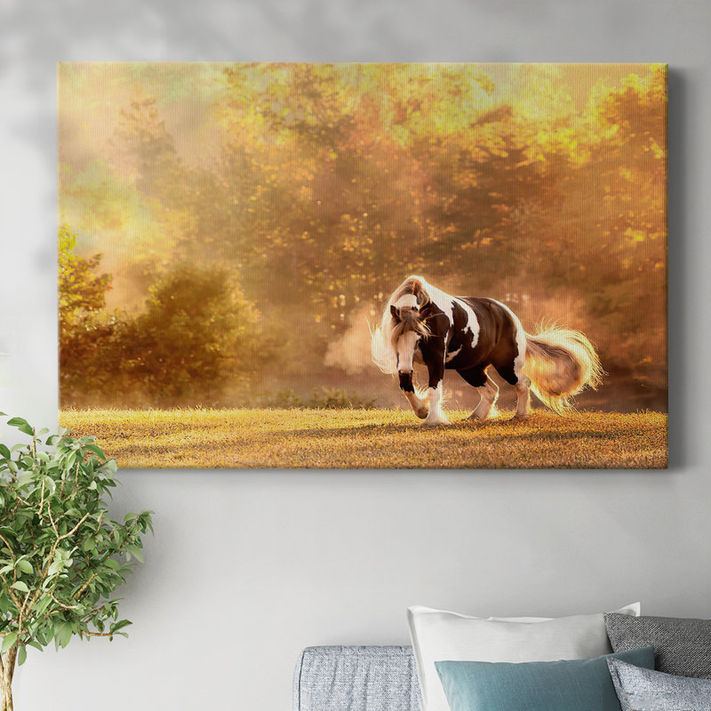 «Horse Motion III», toile tendue avec châssis