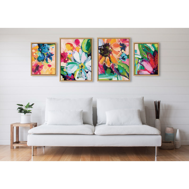 Wild Growth by Rachel Christopoulos Framed Canvas Wall Art Set
