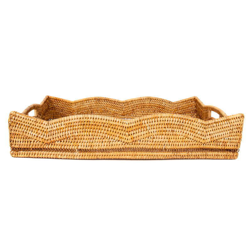 Plateau de table basse Landry, Brun
