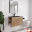 Meuble-lavabo mural simple 30 po avec comptoir en céramique