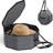 Hat Box For Travel And Storage, Collapsible Hat Case Cowboy Cap Hat Organizer For Closet With Handles Hat Boxes For Men And Women Storage Large Hat Bag Carrier With Cardbord, Grey