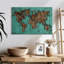 Carte en bois Aliaz turquoise-107961153