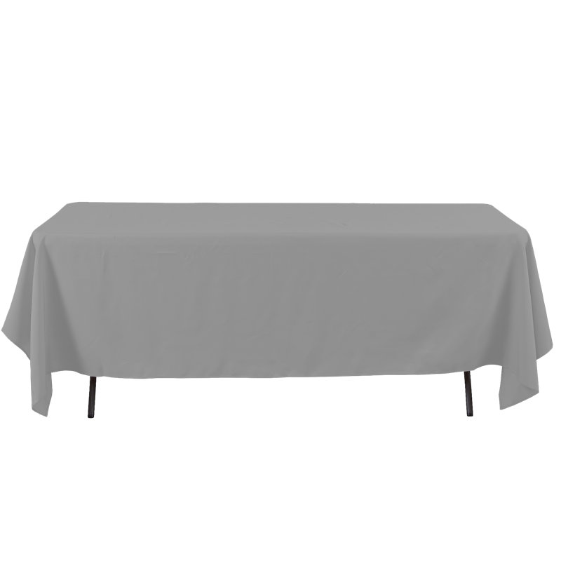 Kennedale Tablecloth, 60" x 126", Silver