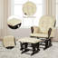 Chaise berçante avec repose-pieds Cunegunda-750039234