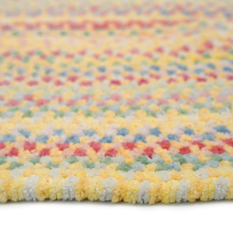 Aaru Cotton Indoor Rug, Oval 11'4" x 14'4"