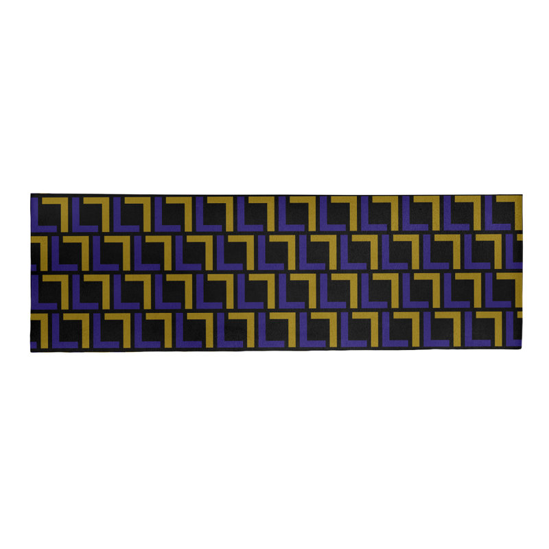Tapis de couloir noir