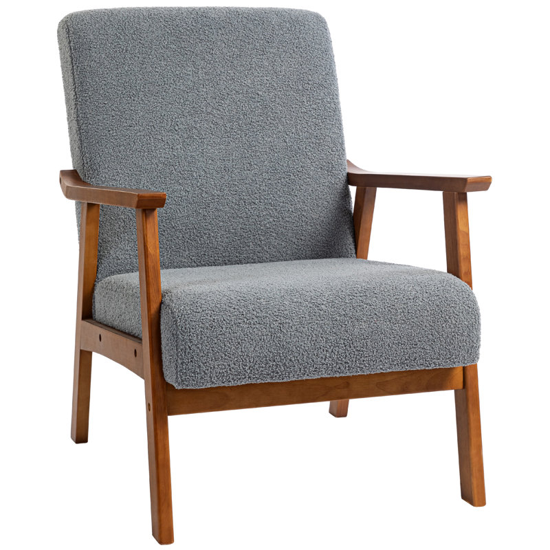 Rackerby Upholstered Armchair, Grey