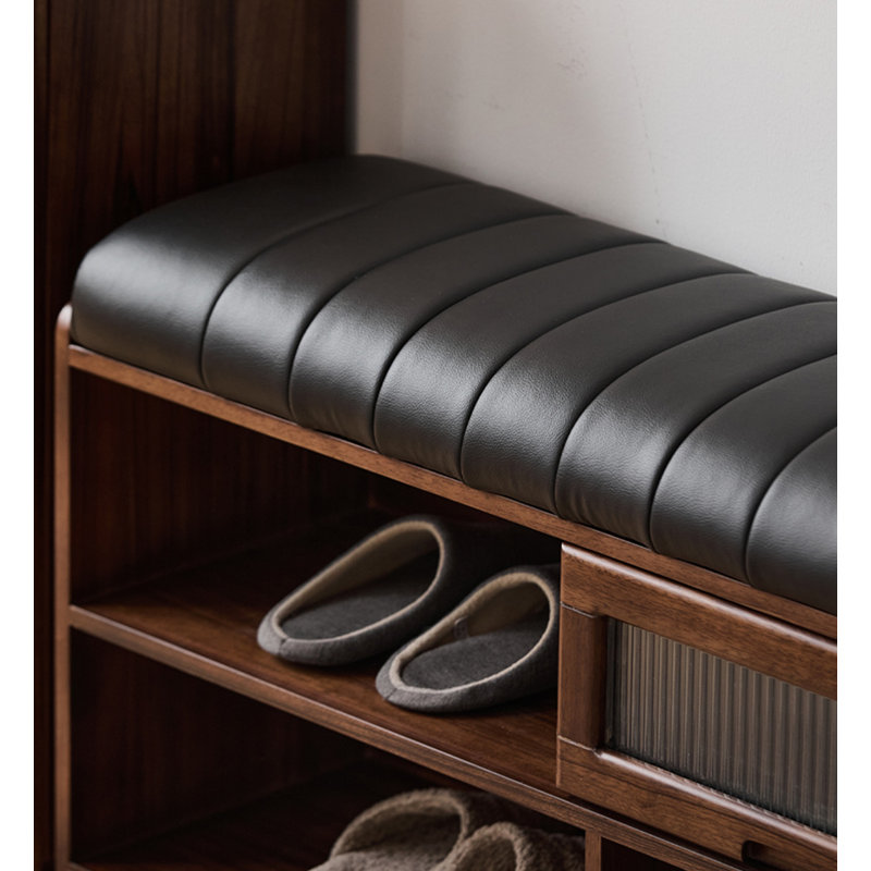 Banc de rangement Mid-Century