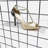 Gridwall Grid Panel 4" x 10" Flat Clear Plexiglass Acrylic Shoe Shelf