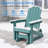 Glider Adirondack Chair with 3-Position Adjust, Wood-Like HDPE Patio Chair, All-Weather for Outdoor, 350lb Capacity-470630791