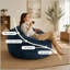 Pouf ergonomique ultra-confortable avec rembourrage ajustable-327886865