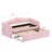 Contemporary Padded Daybed with Illumination and Multi-Position Trundle System-957325759