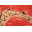 Tapis antique de conception de dragon indien