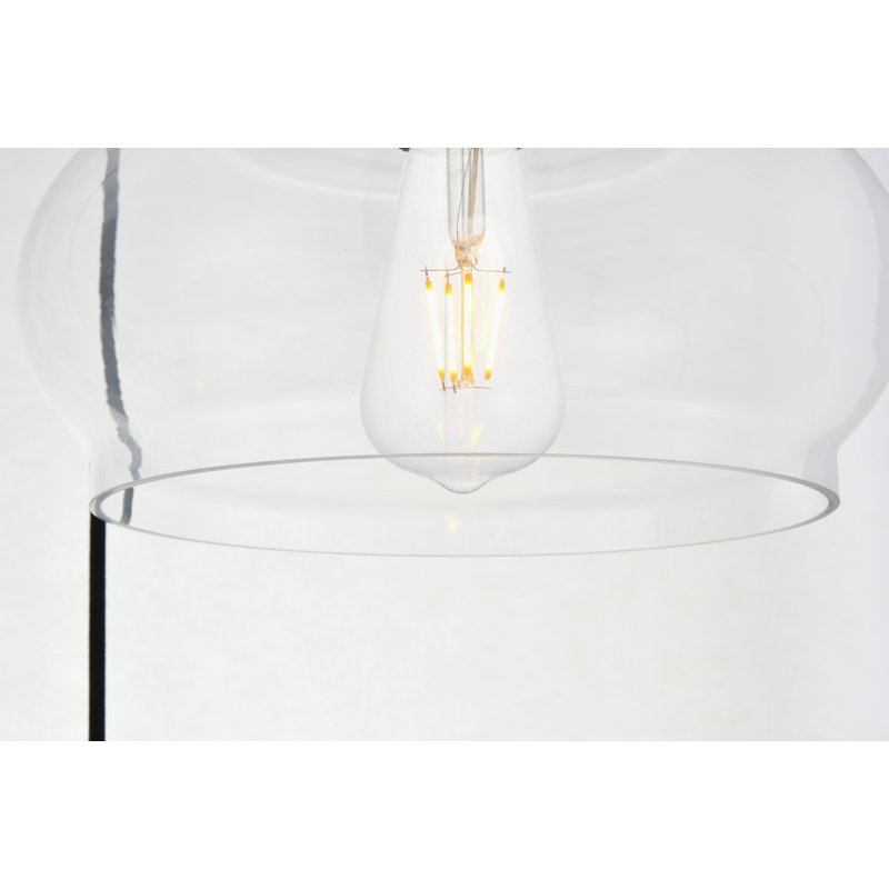 Inola 3-Light Dimmable Pendant , Chrome