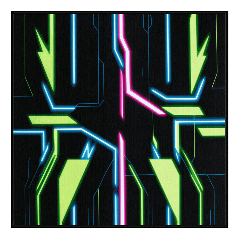 Velocity Shift Rug, Square 4'