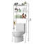 Rangement autoportant au-dessus de la toilette Ouindo-1058558677