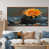 Toile avec cadre flottant brun