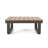 Handmade Outdoor Furniture : Aluminum Frame, Faux Wood, Water- - Dark Grey Shade Table And Chair With Structure Wood