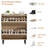 Wooden Shoe Cabinet with 3 Flip Drawers – Entryway & Hallway Storage Organizer, Freestanding Shoe Rack