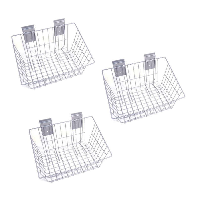 Bacs et paniers Universal Slatwall 3 pièces
