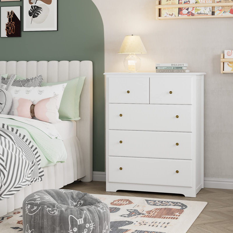 74 cm W Chest of 5 Drawers
