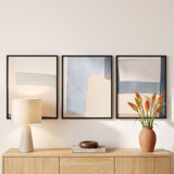 Grey Hue Set Of 3 Print by Julia Balfour