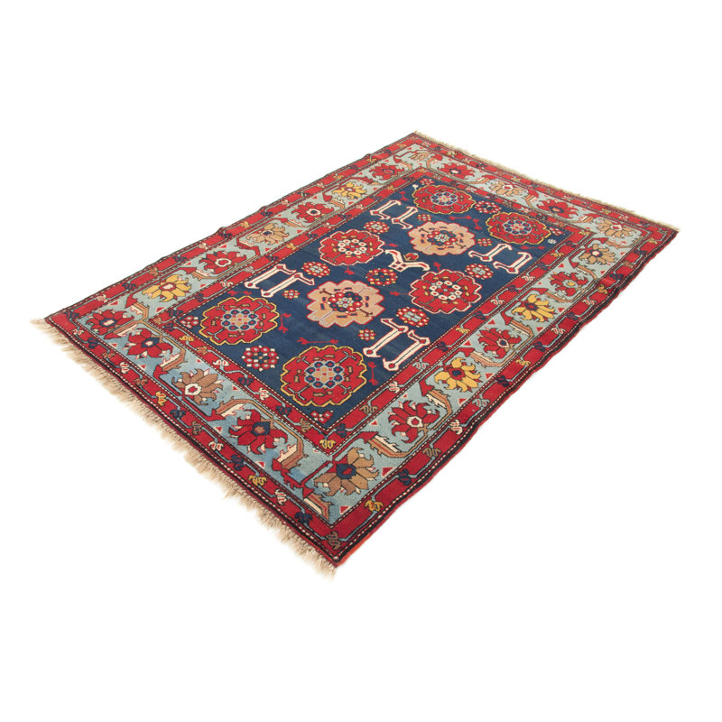 Geometric Wool Hand Woven 122cm X 190cm Area Rug