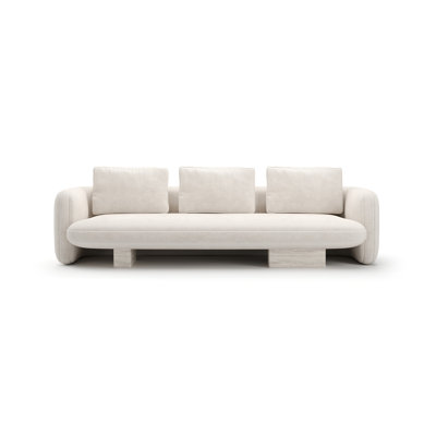 Overlap Sofa Dark Taupe