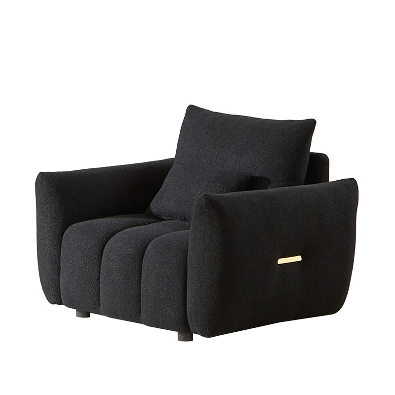Méridienne en tissu Modern Teddy