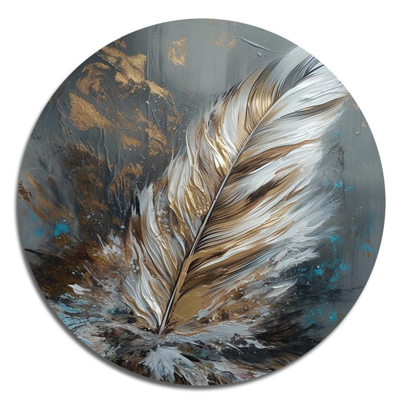 Plume d'or Crellin Wanderlust III, H 23 po x l 23 po x P 1 po