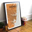 Sydney City Map - No Frame Print-1017790966