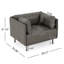 Chaise longue rembourrée avec revêtement Raab-119233076