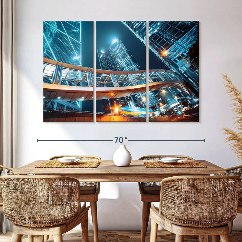 Hong Kong Footbridge, 20" H x 33" W