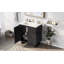 Ensemble de meuble-lavabo de 30 pouces avec lavabo, armoire combinée et rangement, structure en bois massif pour un design élégant et durable-126233115