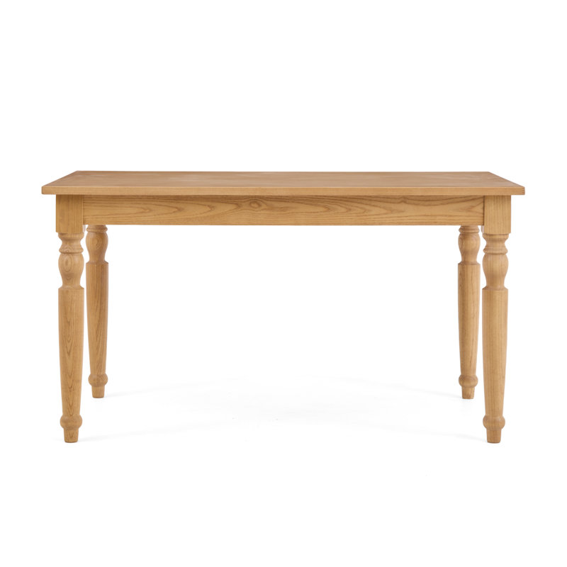 Windsor Rectangle Solid Wood Dining Table, Oak