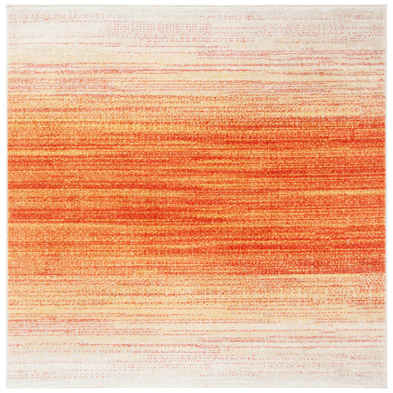 Tapis abstrait Merethe Performance, Carré 4 pi