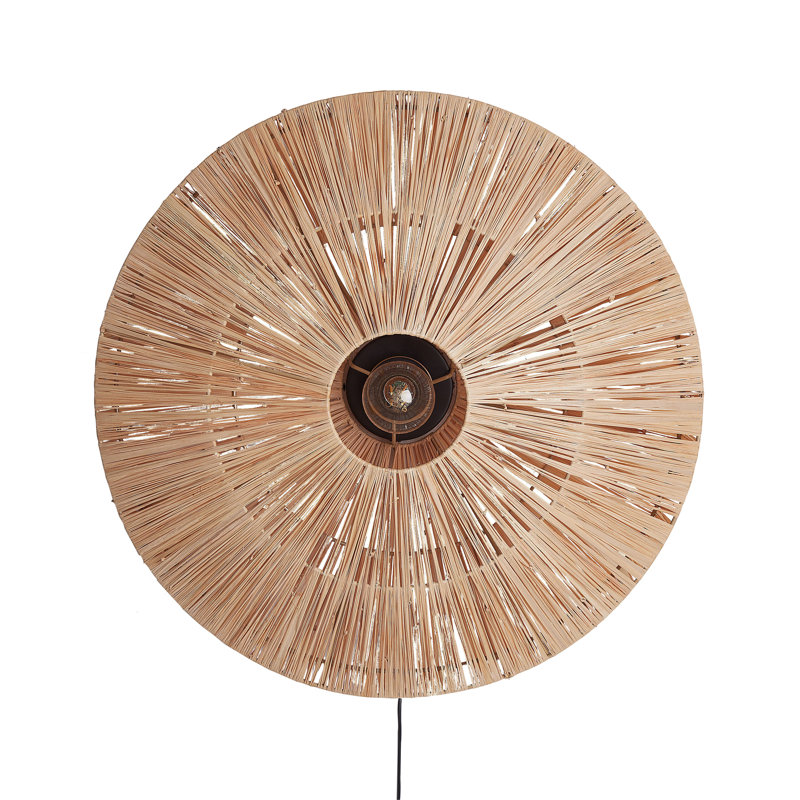 Alvada Iron Plug-in Flush Mounted Sconce
