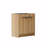 30" Freestanding Single Bathroom Vanity Set With Bold Black Ceramic Integrated Sink And Soft-Close Storage In Natural Oak-4456135