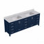 Meuble-lavabo double 84 po x P 22 po avec plateau en marbre de culture-1038051437-1038051408