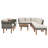 9-Piece Rattan Patio Conversation Set With Cushions-102797469