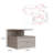 14" Wood One Drawer Floating Nightstand-1317137759