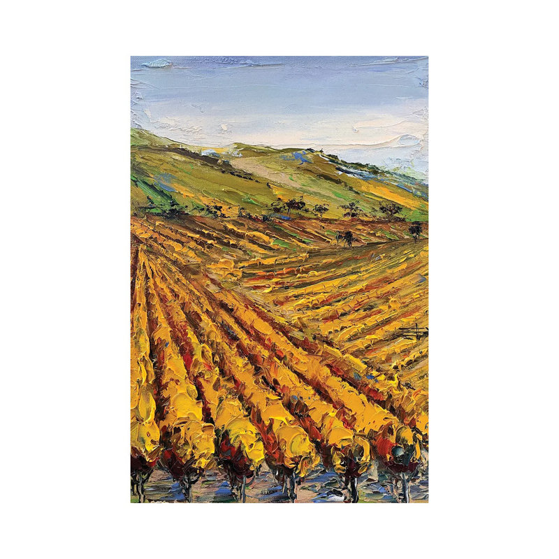 Viansa Winery 1 Piece Wrapped Canvas Painting, 66.04 cm H x 45.72 cm W x 3.175 cm D