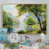 Toile naturelle avec cadre flottant